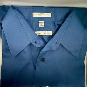 Geoffrey Beene Men's Classic Blue Dress Shirt